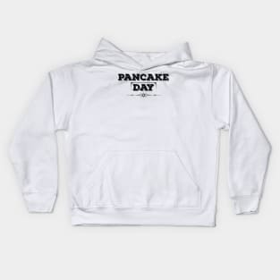 National Pancake Day Black Kids Hoodie